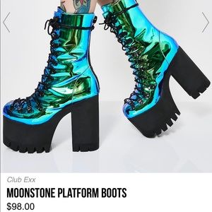 DollsKill Moonstone Mermaid Metallic Platform